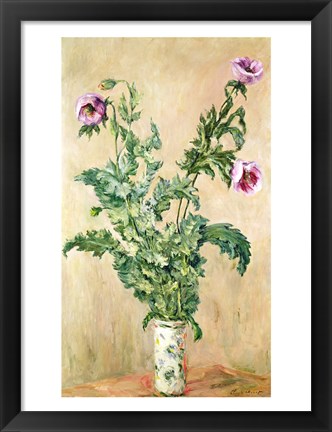 Framed Poppies Print