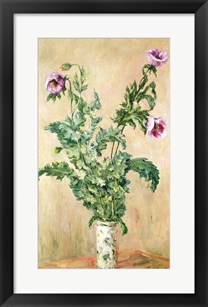 Framed Poppies Print