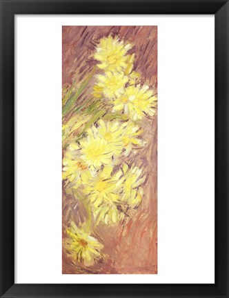 Framed Marguerites Jaunes Print