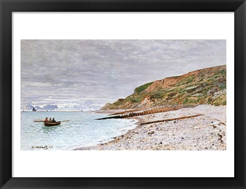 Framed La Pointe de la Heve, 1864 Print