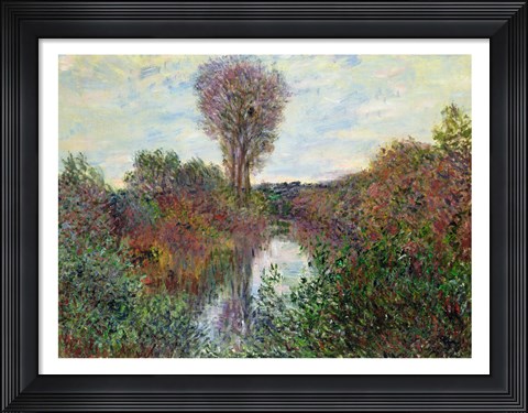 Framed Small Branch of the Seine, 1878 Print