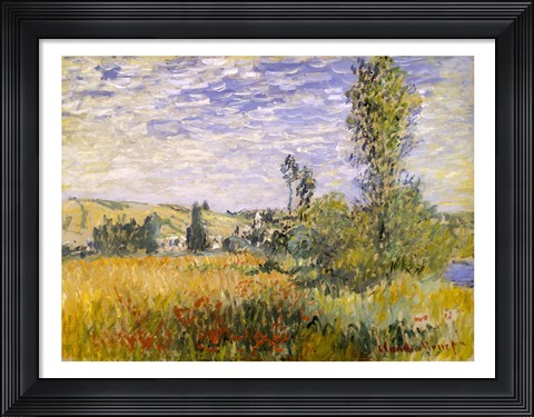 Framed Vetheuil (field) Print