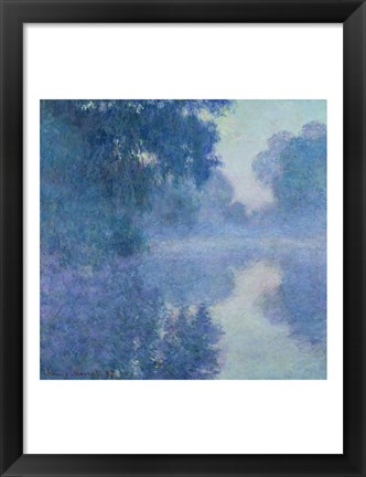 Framed Branch of the Seine near Giverny, 1897 Print