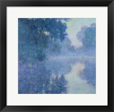 Framed Branch of the Seine near Giverny, 1897 Print