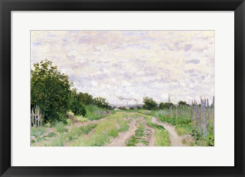 Framed Path through the Vines, Argenteuil, 1872 Print