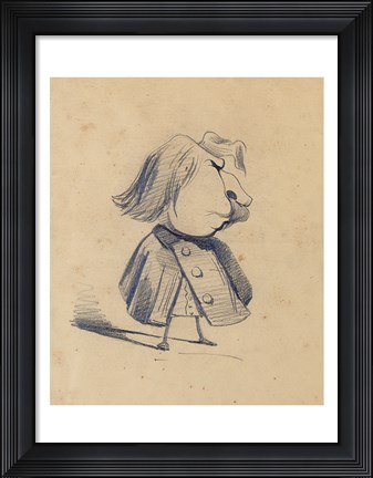 Framed Alexandre Ursule Cellerier Print