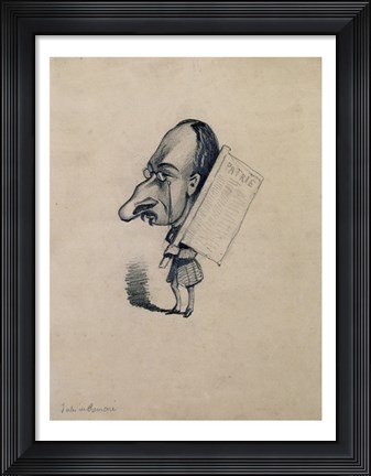 Framed Jules de Premaray Print
