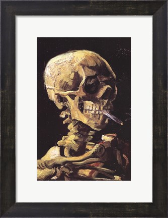 Framed Skull Print