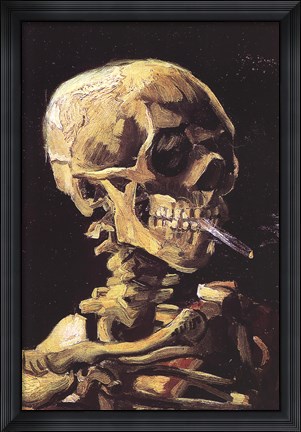 Framed Skull Print
