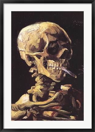 Framed Skull Print