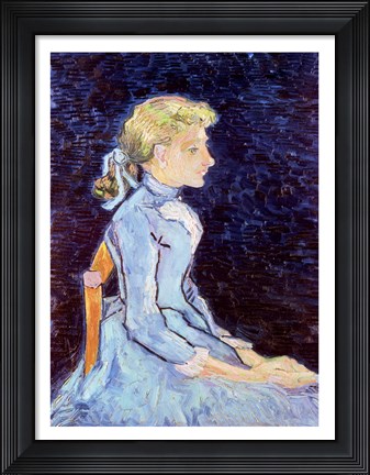 Framed Adeline Ravoux, 1890 Print