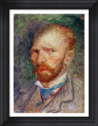 Framed Self Portrait, 1887 Print
