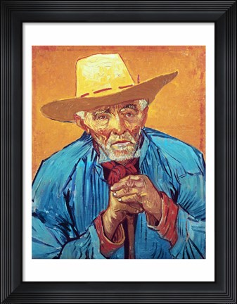 Framed Old Peasant Print