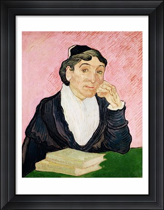 Framed woman from Arles Print