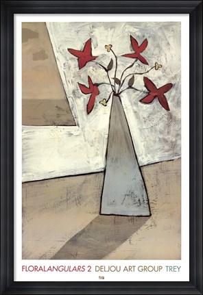 Framed Floralangulars 2 Print