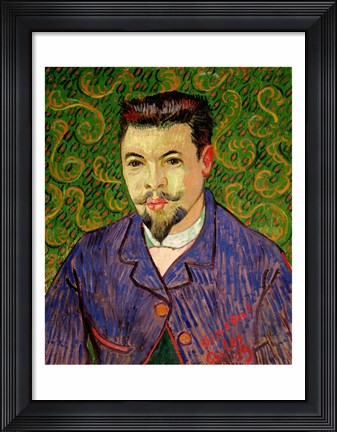 Framed Portrait of Dr. Felix Rey, 1889 Print