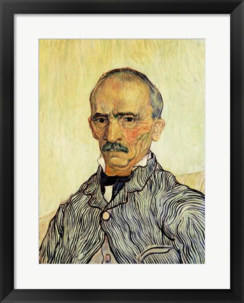 Framed Portrait of Superintendant Trabuc in St. Paul&#39;s Hospital Print