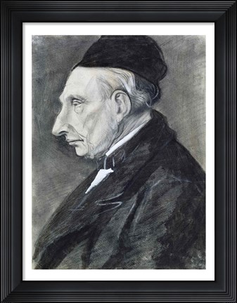 Framed Portrait of the Artist&#39;s Grandfather, 1881 Print