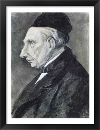 Framed Portrait of the Artist&#39;s Grandfather, 1881 Print