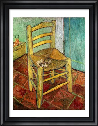 Framed Vincent&#39;s Chair, 1888 Print