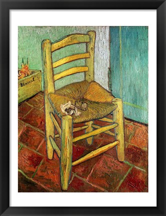 Framed Vincent&#39;s Chair, 1888 Print