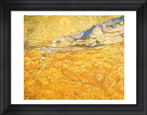 Framed Harvester Print