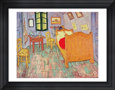 Framed Van Gogh&#39;s Bedroom at Arles, 1889 Print
