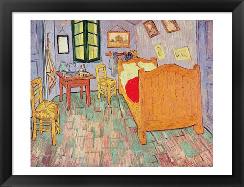 Framed Van Gogh&#39;s Bedroom at Arles, 1889 Print