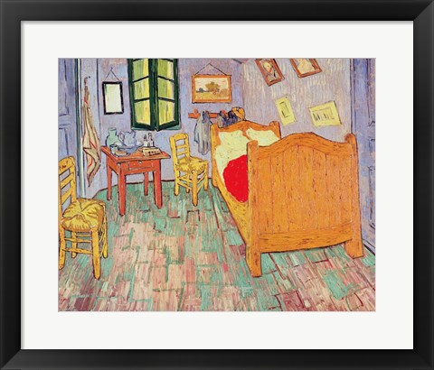 Framed Van Gogh&#39;s Bedroom at Arles, 1889 Print