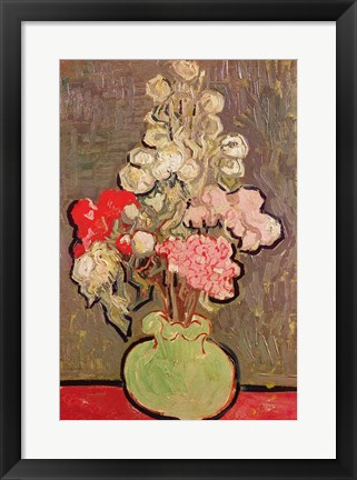 Framed Bouquet of flowers, 1890 Print