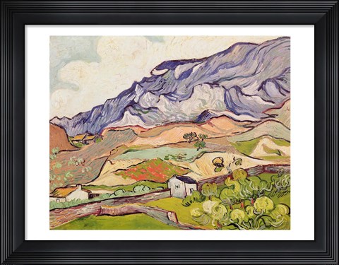 Framed Alpilles, 1890 Print
