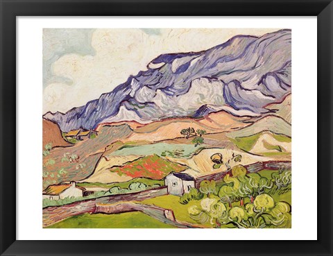 Framed Alpilles, 1890 Print