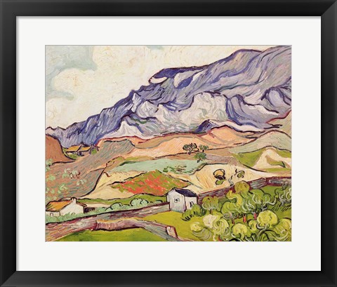 Framed Alpilles, 1890 Print