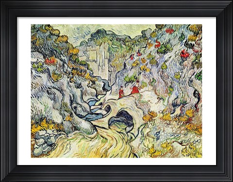 Framed Ravine of the Peyroulets Print