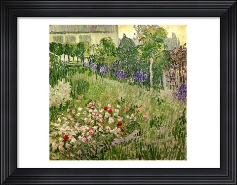 Framed Daubigny&#39;s garden, 1890 Print