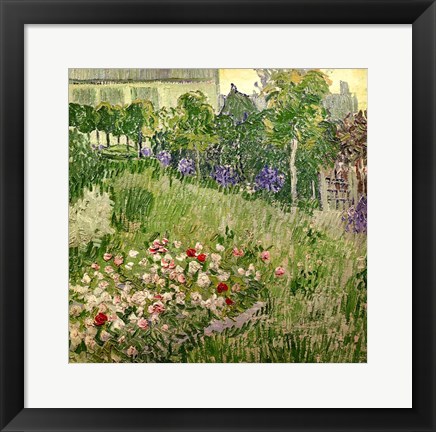 Framed Daubigny&#39;s garden, 1890 Print