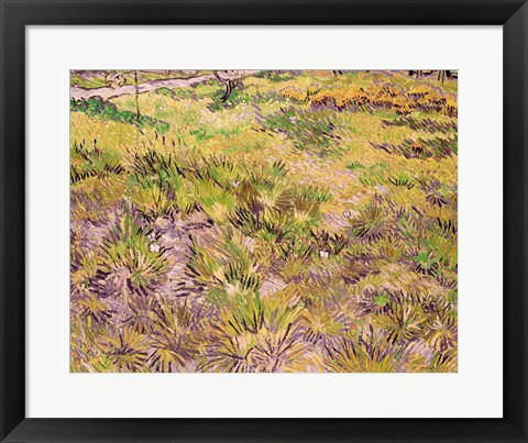 Framed Meadow with Butterflies, 1890 Print