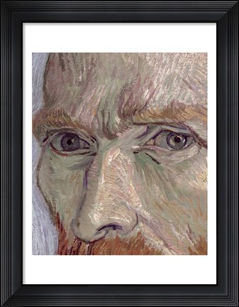 Framed Self Portrait, 1889 (detail) Print