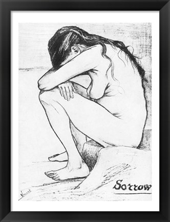 Framed Sorrow, 1882 Print