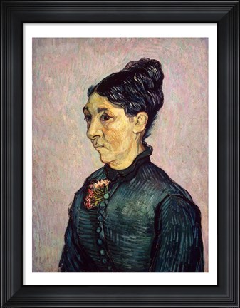Framed Portrait of Madame Jeanne Lafuye Trabuc, 1889 Print