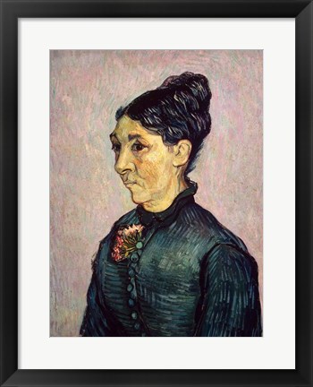 Framed Portrait of Madame Jeanne Lafuye Trabuc, 1889 Print