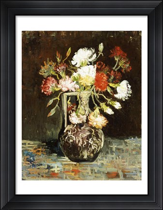 Framed Bouquet of Flowers Print