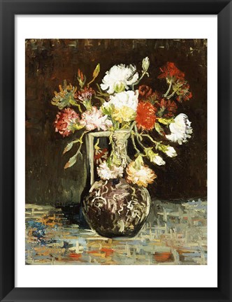 Framed Bouquet of Flowers Print