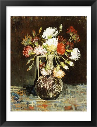 Framed Bouquet of Flowers Print