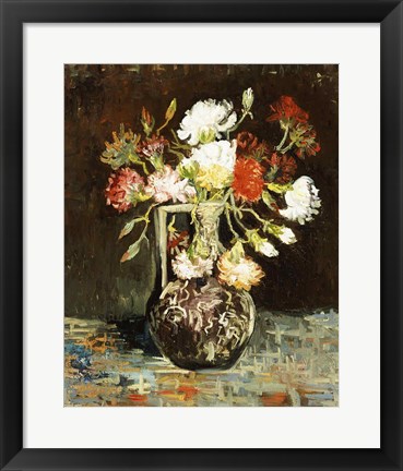 Framed Bouquet of Flowers Print