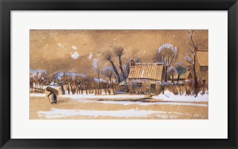 Framed Winter, 1881 Print