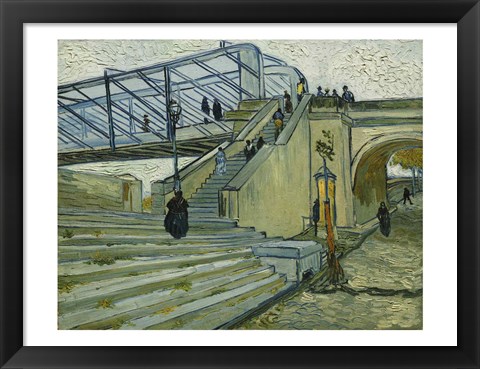 Framed Bridge at Trinquetaille Print