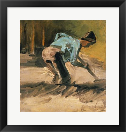 Framed Man at Work, c.1883 Print