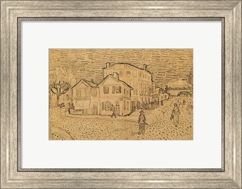 Framed Artist&#39;s House in Arles Print