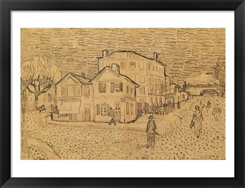 Framed Artist&#39;s House in Arles Print